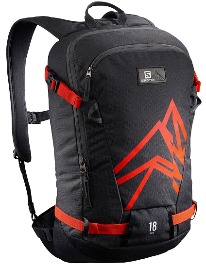 Рюкзак Salomon Side 18 Ebony/Cherry Tomato - Фото 1 большая