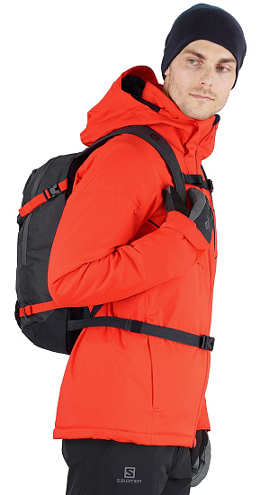 Рюкзак Salomon Side 18 Ebony/Cherry Tomato - Фото 2 большая