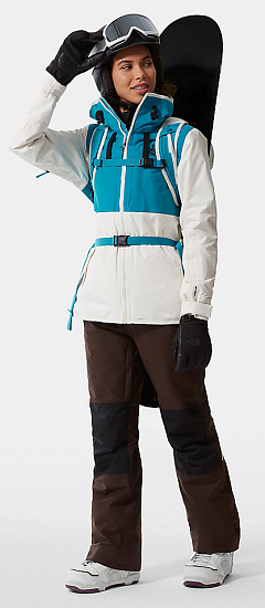 Рюкзак женский The North Face Slackpack 20 Enamel Blue/Gardenia White - Фото 7 большая