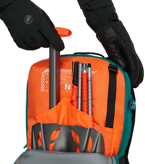 Рюкзак женский Mammut Nirvana 22 Deep Teal/Black - Фото 4 большая