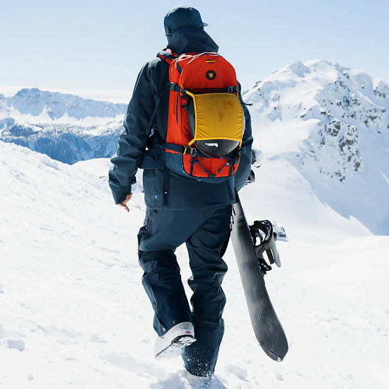 Рюкзак Fjallraven Bergtagen Touring 30 Flame Orange/Mountain - Фото 33 большая