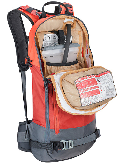 Рюкзак Evoc Fr Day Chili Red/Carbon Grey - Фото 6 большая