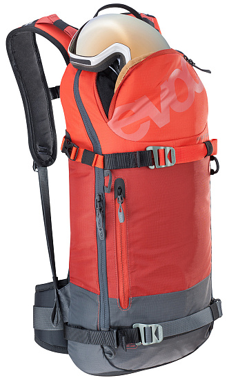 Рюкзак Evoc Fr Day Chili Red/Carbon Grey - Фото 7 большая