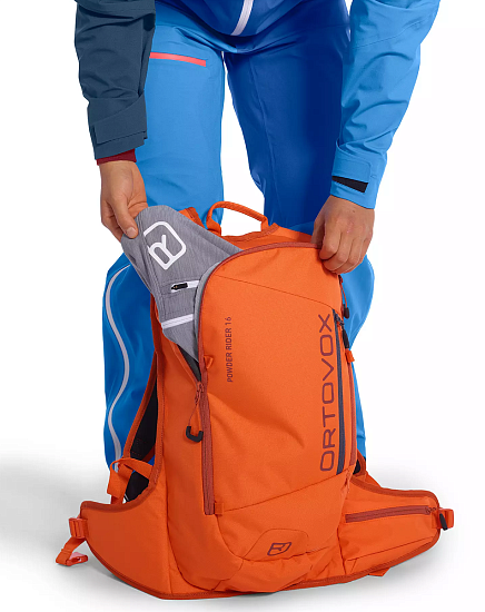 Рюкзак Ortovox Powder Rider 16 Burning Orange - Фото 5 большая