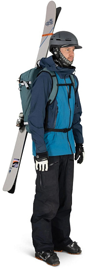 Рюкзак Osprey Soelden 25 Cascade Blue/Raven Black - Фото 7 большая