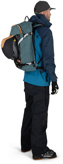 Рюкзак Osprey Soelden 25 Cascade Blue/Raven Black - Фото 9 большая