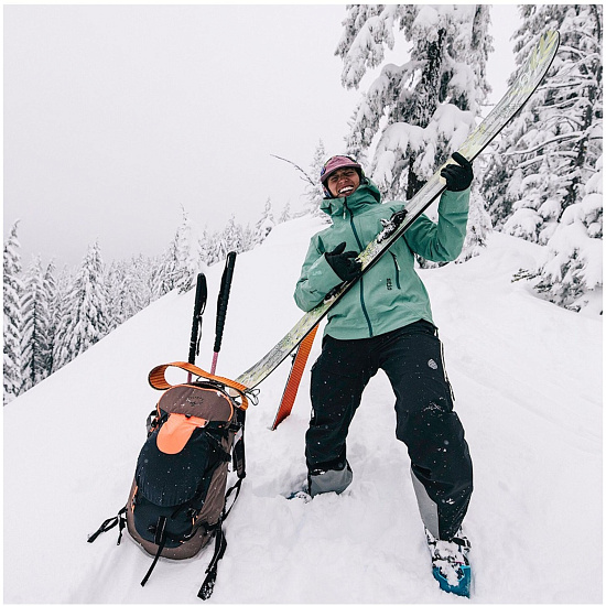 Рюкзак женский Osprey Sopris 25 Magma Brown/Raven Black - Фото 16 большая