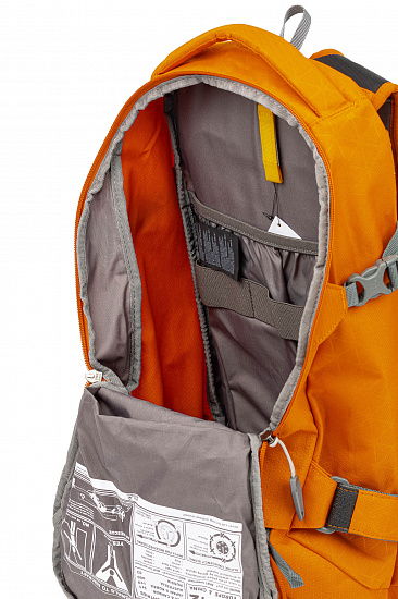 Рюкзак Jack Wolfskin Kamui 24 Orange Grid - Фото 7 большая