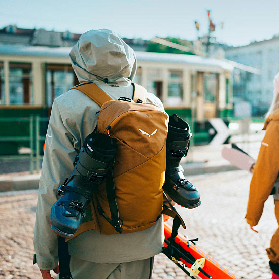 Рюкзак Salewa Sella Free 22 Golden Brown - Фото 8 большая