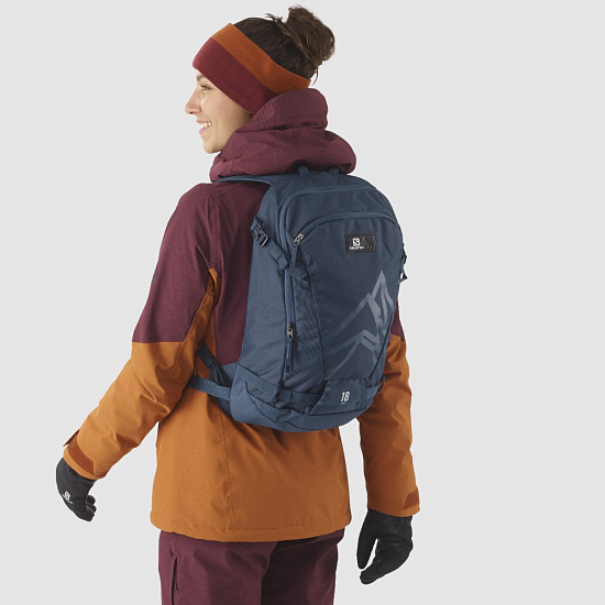 Рюкзак Salomon Side 18 Dark Denim - Фото 4 большая