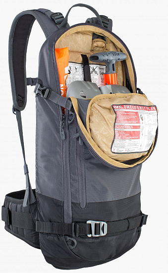 Рюкзак Evoc Fr Day Carbon Grey - Фото 3 большая
