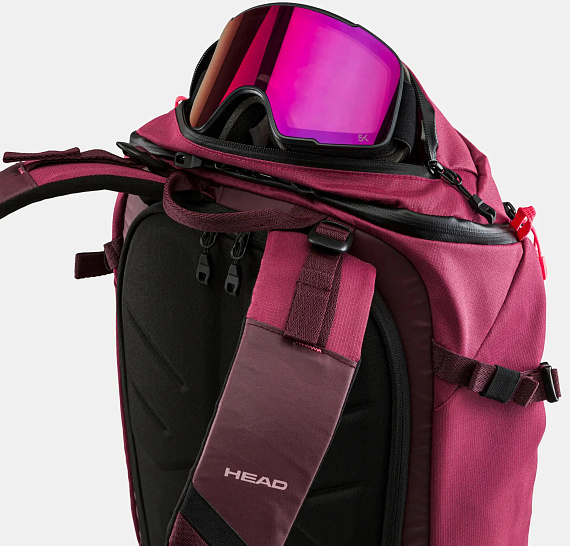 Рюкзак женский Head Women Backpack Burgundy - Фото 5 большая