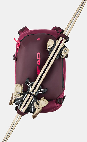 Рюкзак женский Head Women Backpack Burgundy - Фото 7 большая