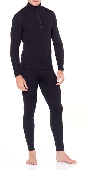 Кальсоны мужские Icebreaker 260 Tech Leggings Black/Monsoon - Фото 4 большая