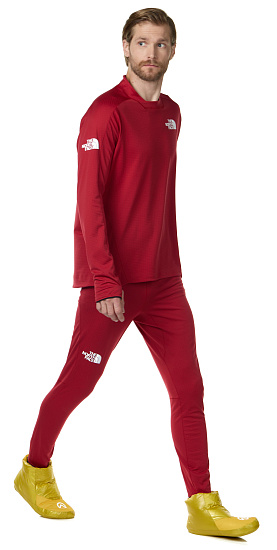 Кальсоны The North Face Summit Advanced Mountain Kit L1 Cardinal Red - Фото 2 большая