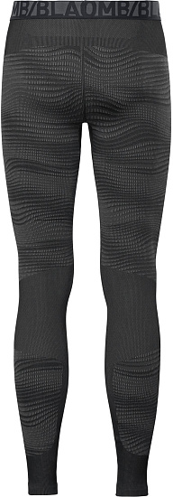 Кальсоны мужские Odlo Bottom Pant Performance Blackcomb Черный/Серый - Фото 2 большая