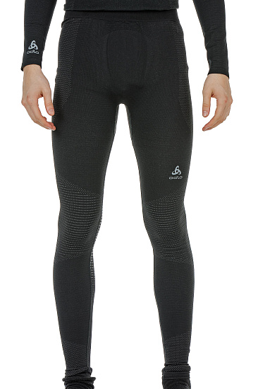 Кальсоны мужские Odlo Performance Warm Черный/Серый - Фото 3 большая
