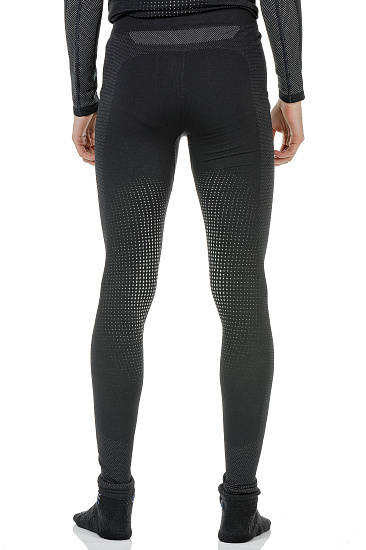 Кальсоны мужские Odlo Performance Warm Черный/Серый - Фото 5 большая