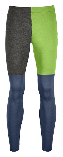 Кальсоны мужские Ortovox Fleece Light Long Matcha Green - Фото 1 большая