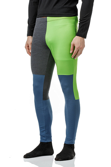 Кальсоны мужские Ortovox Fleece Light Long Matcha Green - Фото 5 большая