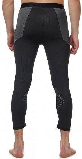 Кальсоны мужские Loffler Hybrid 3/4 Black - Фото 5 большая