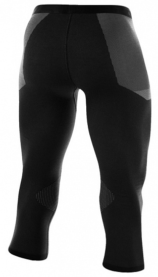 Кальсоны мужские Loffler Hybrid 3/4 Black - Фото 2 большая