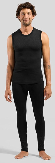 Кальсоны мужские Odlo Performance Light BL Bottom Long Black - Фото 4 большая