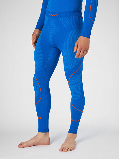Кальсоны мужские UYN Evolutyon Uw Long Lapis Blue/Blue/Orange Shiny - Фото 6 большая