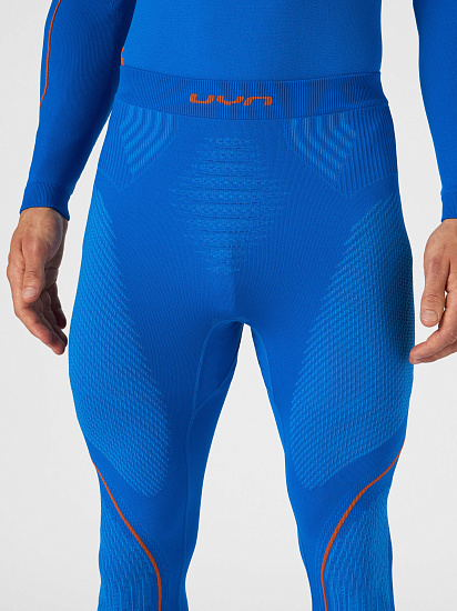 Кальсоны мужские UYN Evolutyon Uw Long Lapis Blue/Blue/Orange Shiny - Фото 6 большая