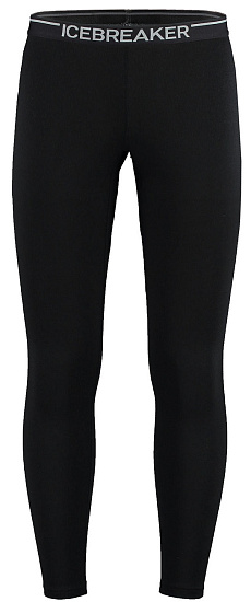 Кальсоны мужские Icebreaker Apex Black - Фото 1 большая