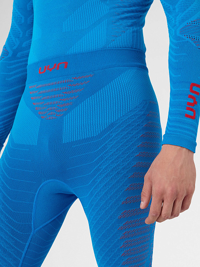 Кальсоны мужские UYN Resilyon Uw Medium Blue/Red - Фото 8 большая