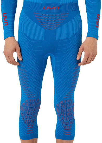 Кальсоны мужские UYN Resilyon Uw Medium Blue/Red - Фото 1 большая