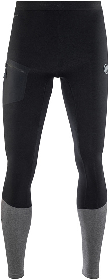 Кальсоны мужские Mammut Aconcagua ML Black/Black Melange - Фото 2 большая