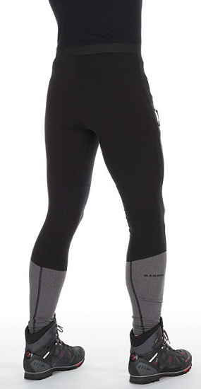 Кальсоны мужские Mammut Aconcagua ML Black/Black Melange - Фото 4 большая