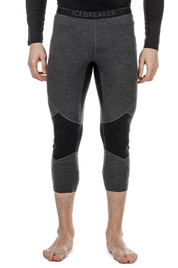 Кальсоны мужские Icebreaker 260 Zone Legless Jet Hthr/Black - Фото 3 большая