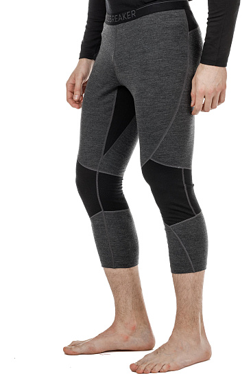 Кальсоны мужские Icebreaker 260 Zone Legless Jet Hthr/Black - Фото 4 большая