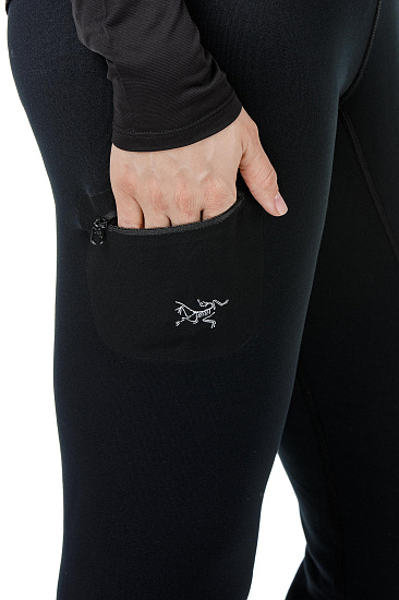 Кальсоны мужские Arcteryx RHO AR Black - Фото 6 большая