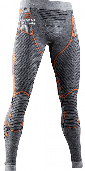 Кальсоны мужские X-Bionic Apani 4.0 Merino Black/Grey/Orange - Фото 1 большая