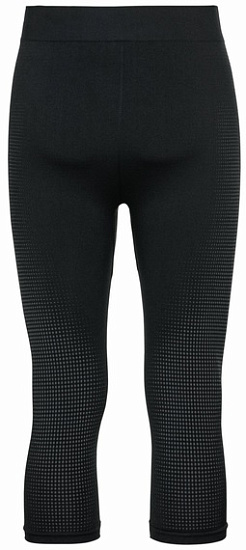 Кальсоны мужские Odlo Performance Warm Eco 3/4 Black/Graphite Grey - Фото 2 большая
