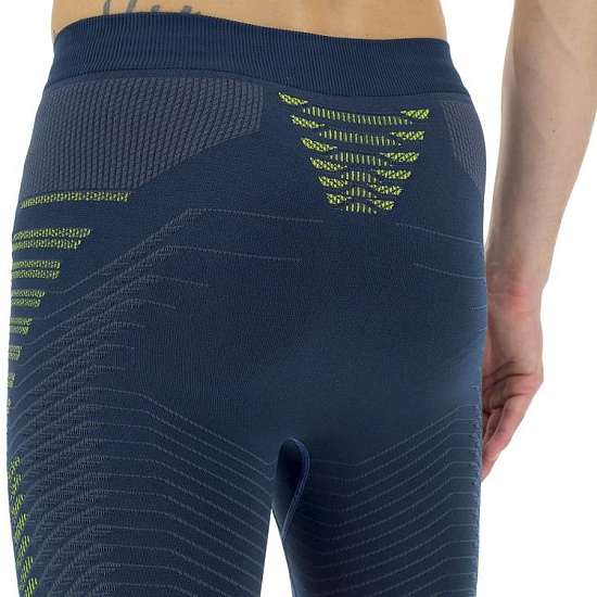 Кальсоны мужские UYN 3/4 Resilyon Uw Medium Dark Blue/Yellow - Фото 5 большая