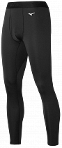 Кальсоны мужские Mizuno Midweight Long Tight Black