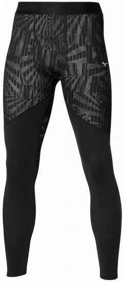 Кальсоны мужские Mizuno Virtual Body G4 Long Tight Black - Фото 1 большая