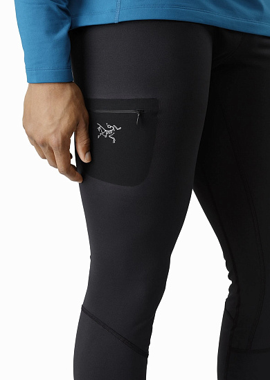 Кальсоны мужские Arcteryx Rho Lt Bottom Black - Фото 4 большая