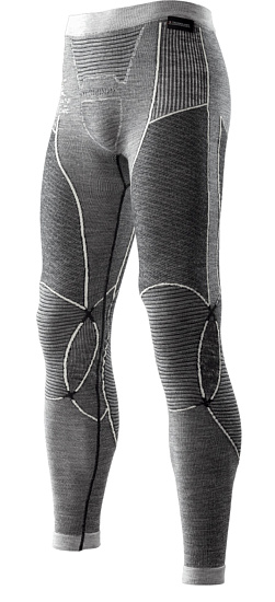 Кальсоны мужские X-Bionic Apani Merino BY XB UW Long Black/Grey - Фото 1 большая