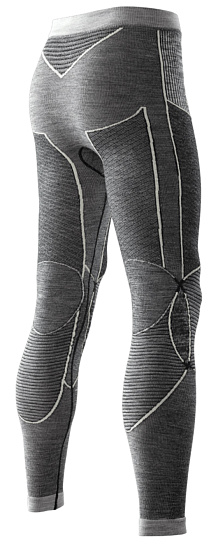 Кальсоны мужские X-Bionic Apani Merino BY XB UW Long Black/Grey - Фото 2 большая