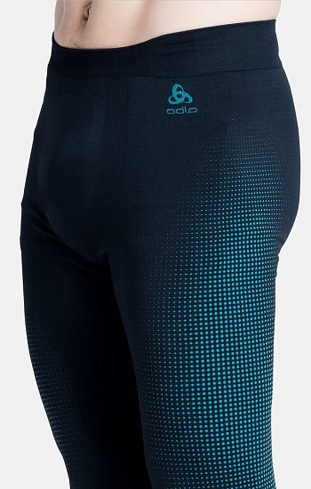 Кальсоны мужские Odlo Performance Warm Eco Dark Sapphire/Stunning Blue - Фото 5 большая