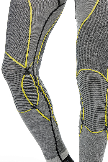 Кальсоны мужские X-Bionic Apani Merino BY XB UW Long Gray - Фото 5 большая