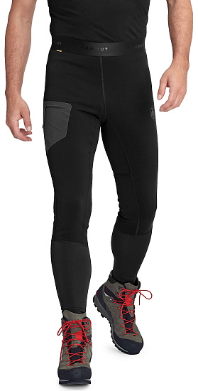 Брюки мужские Mammut Aconcagua ML Tights long Black - Фото 2 большая