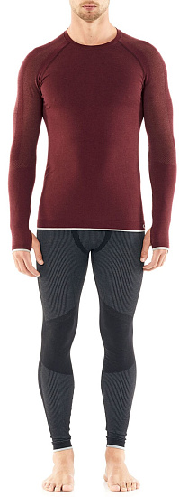 Кальсоны мужские Icebreaker 200 Zone Seamless Leggings Black - Фото 3 большая