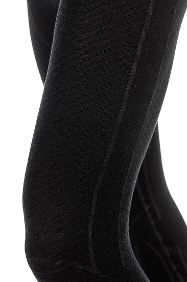 Кальсоны мужские X-Bionic Apani 4.0 Merino 3/4 Black/Black - Фото 6 большая